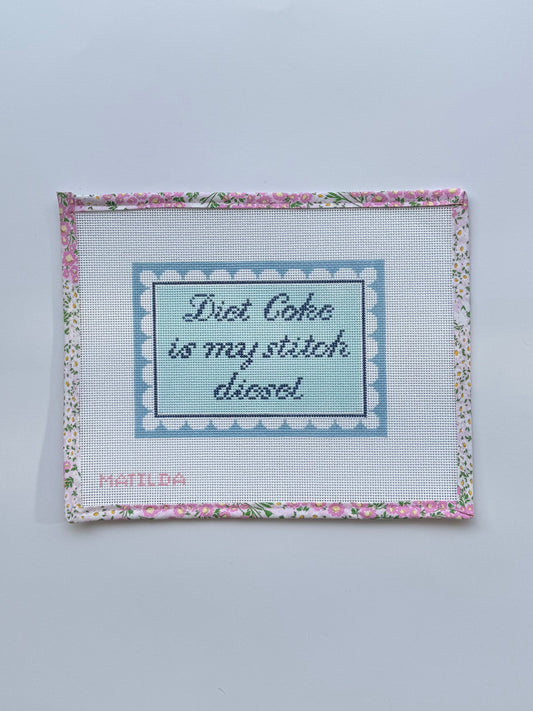 Diet Coke is My Stitch Diesel Small Canvas