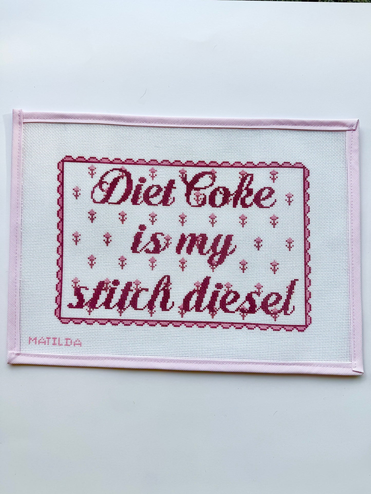 Diet Coke is My Stitch Diesel Medium Canvas