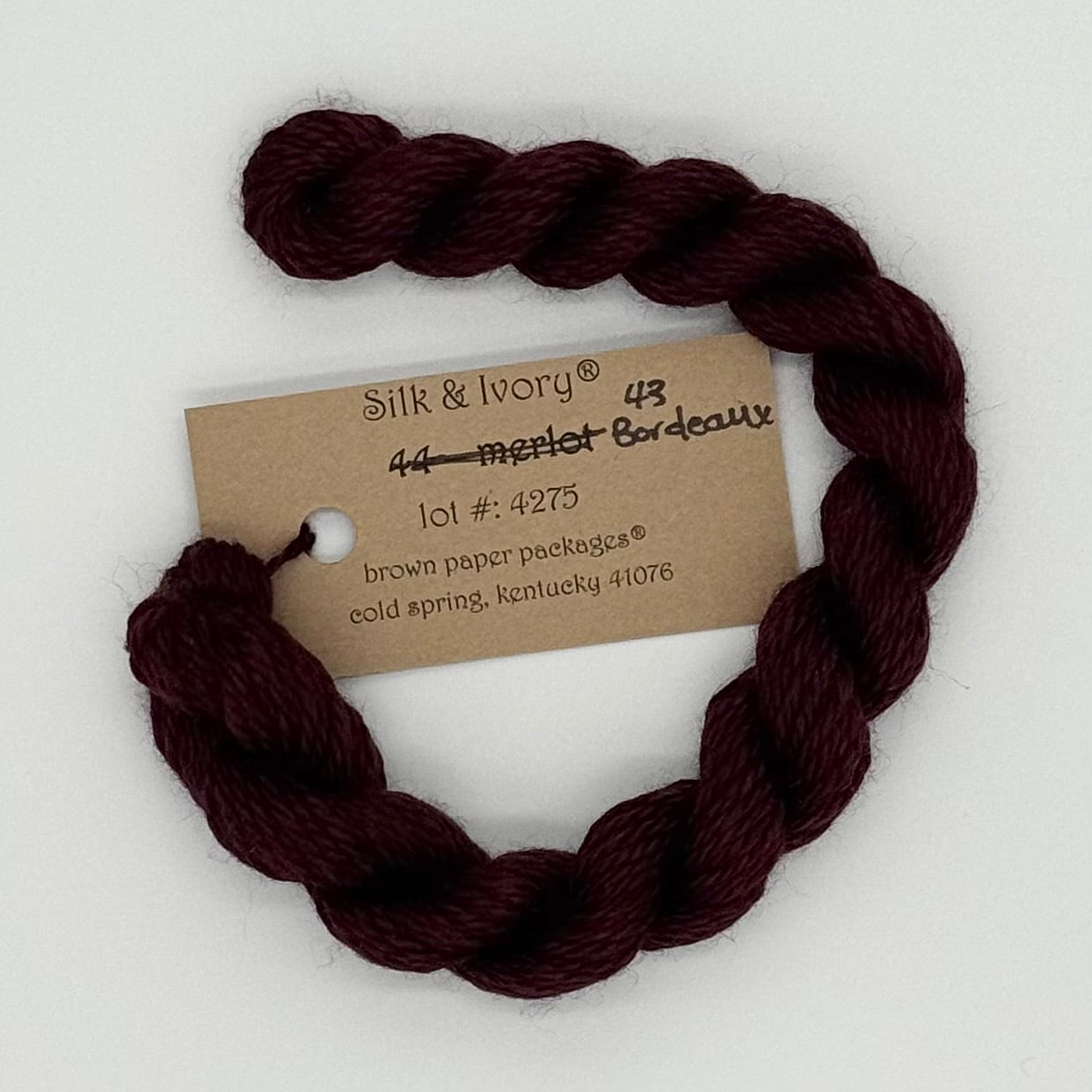Silk & Ivory 43 Bordeaux