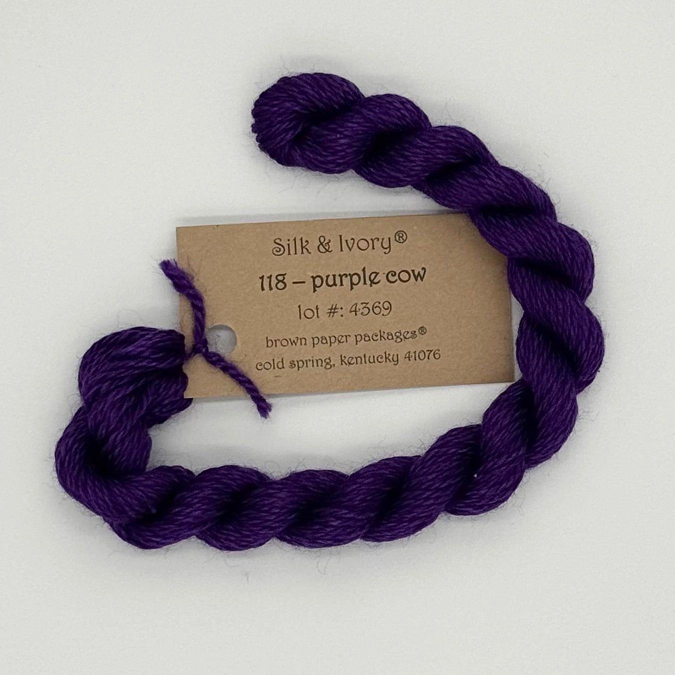 Silk & Ivory 118 Purple Cow