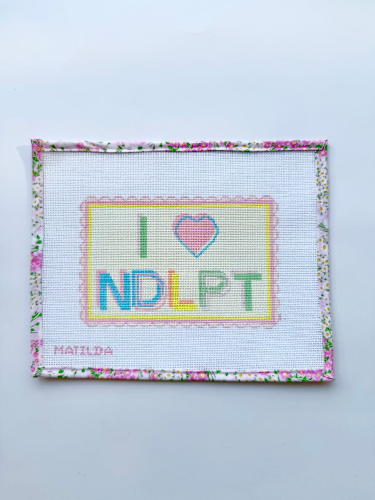 I Heart Needlepoint Needlepoint Canvas