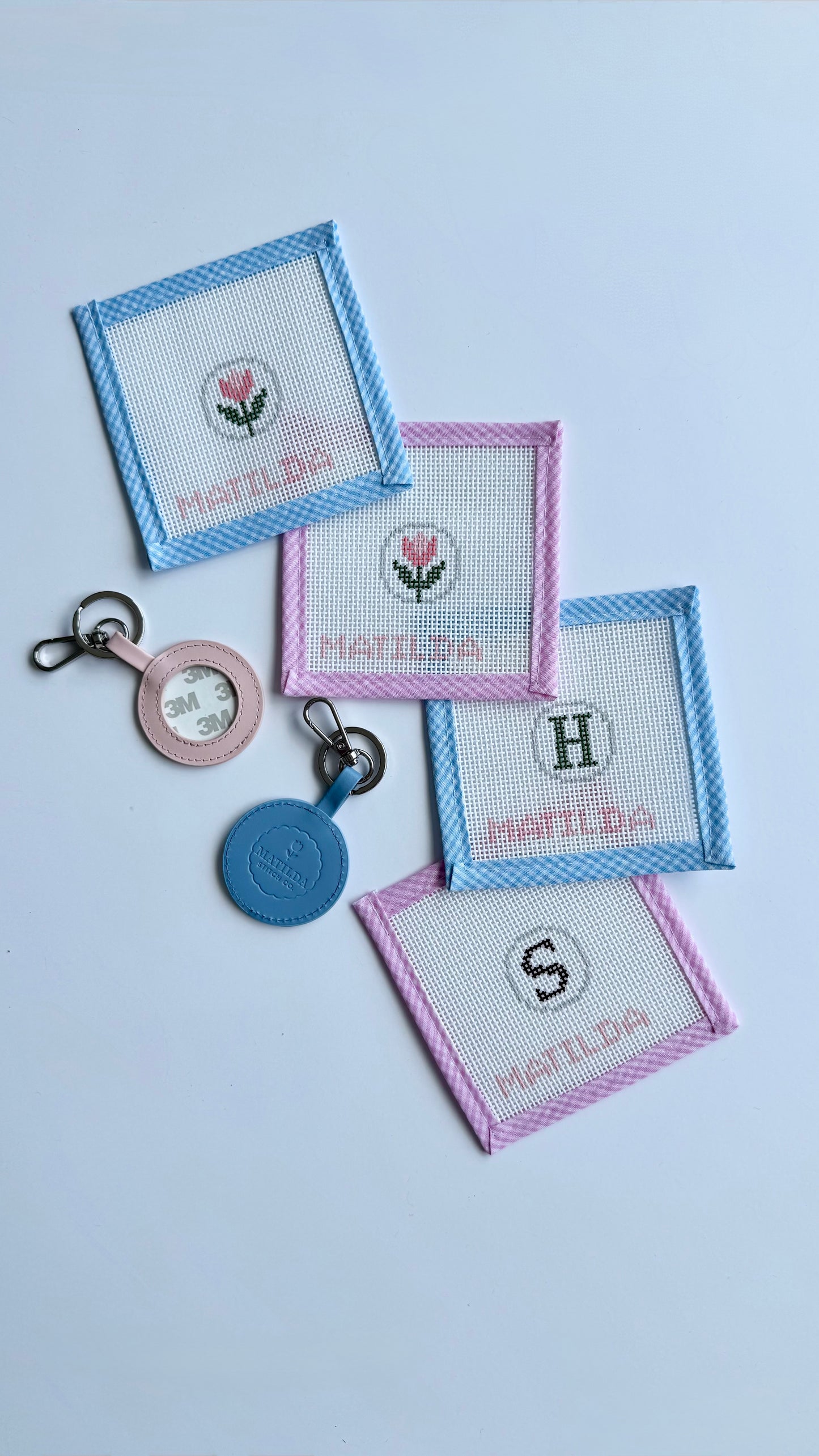 Matilda Tulip Keyring Needlepoint Kit