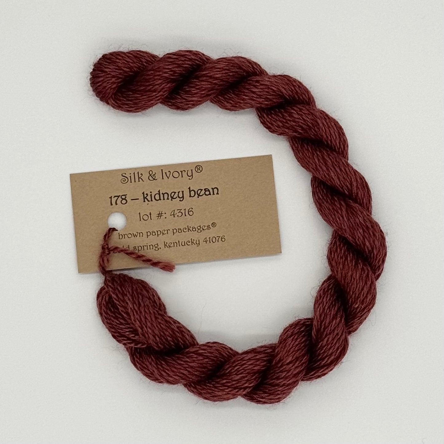 Silk & Ivory 178 Kidney Bean