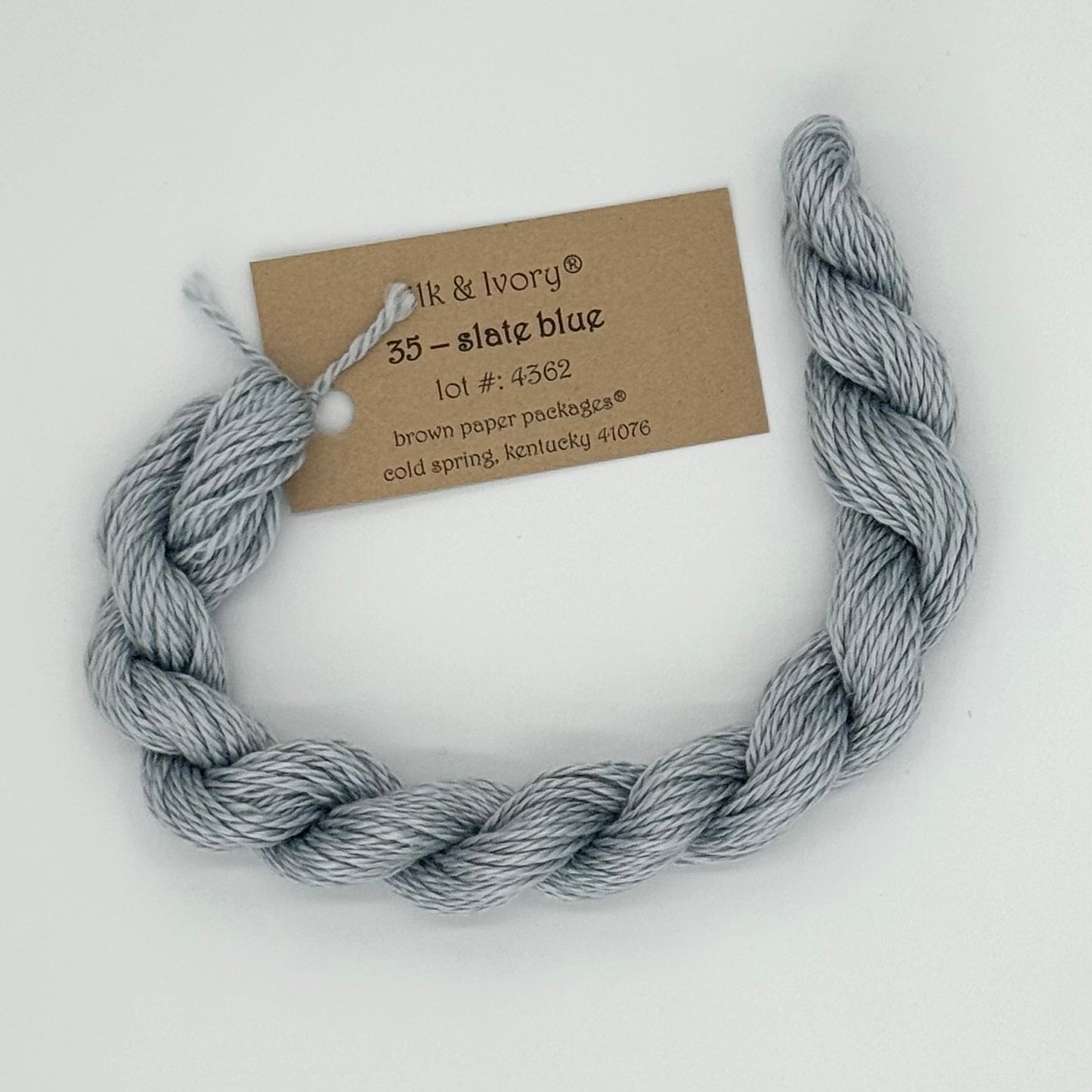Silk & Ivory 35 Slate Blue