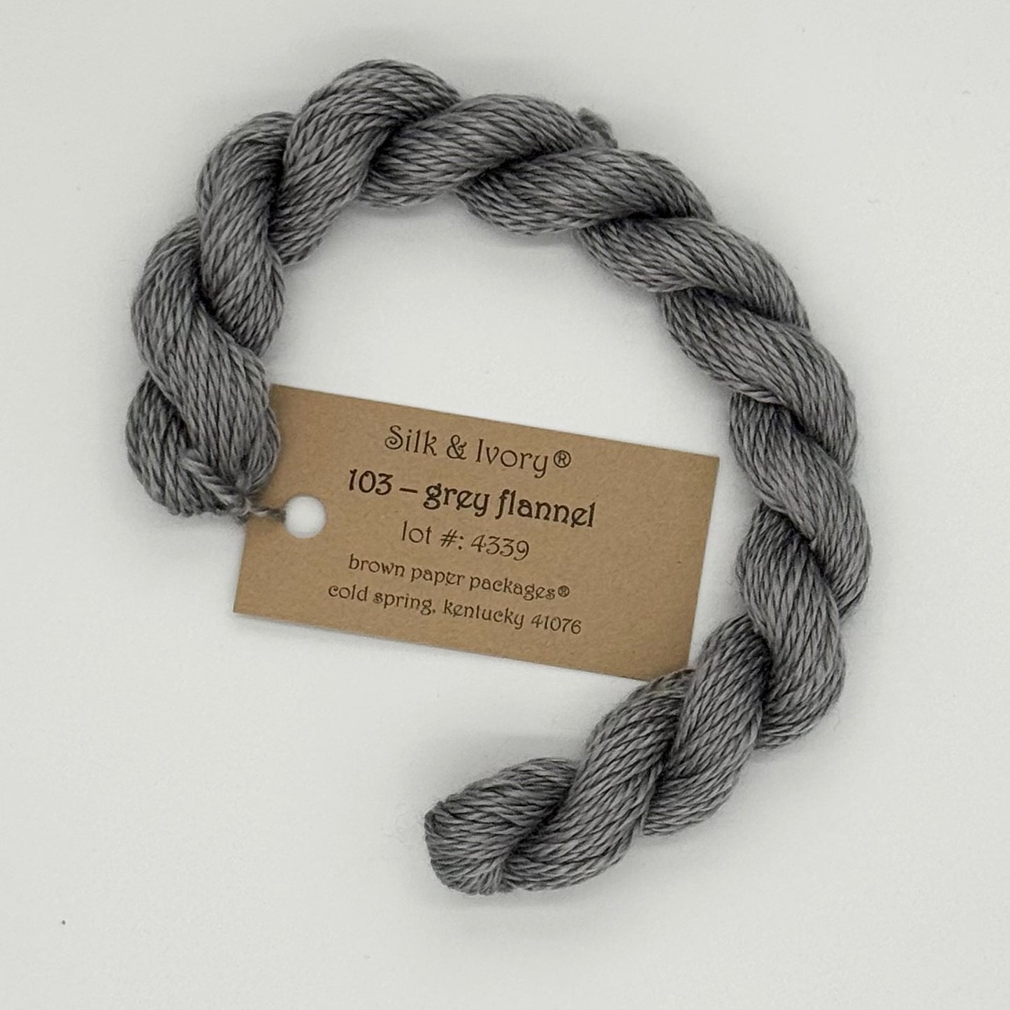 Silk & Ivory 103 Grey Flannel
