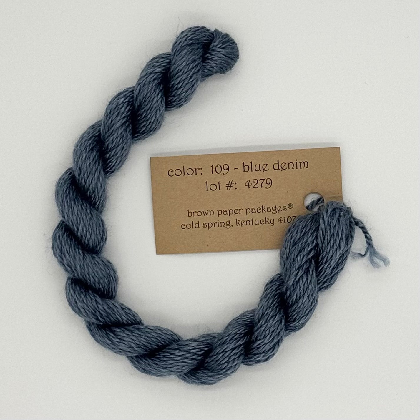 Silk & Ivory 109 Blue Denim