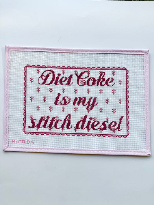 Diet Coke is My Stitch Diesel Medium Canvas