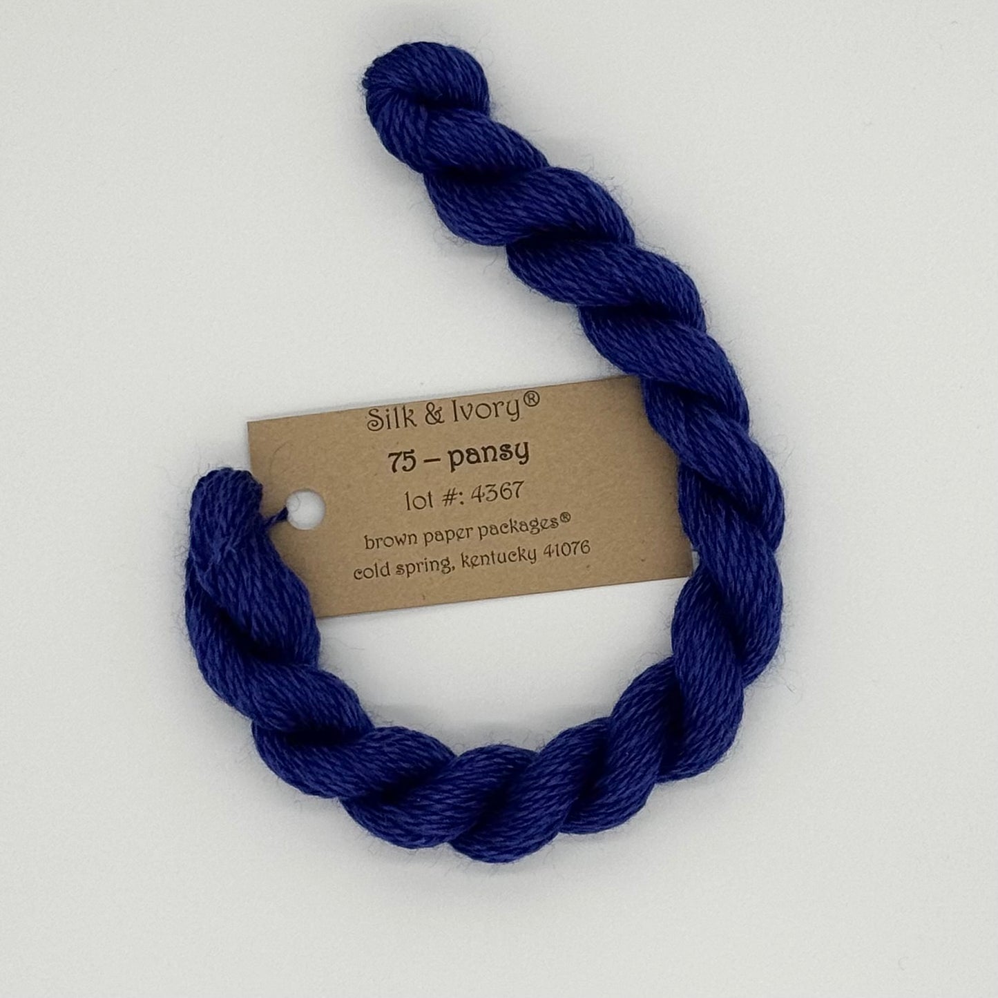 Silk & Ivory 75 Pansy