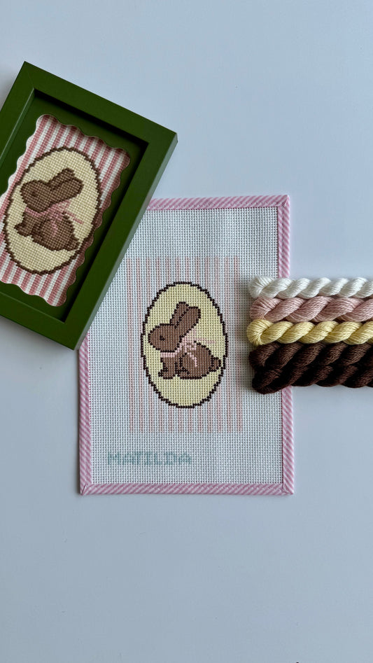 Bunny Pink Needlepoint Kit