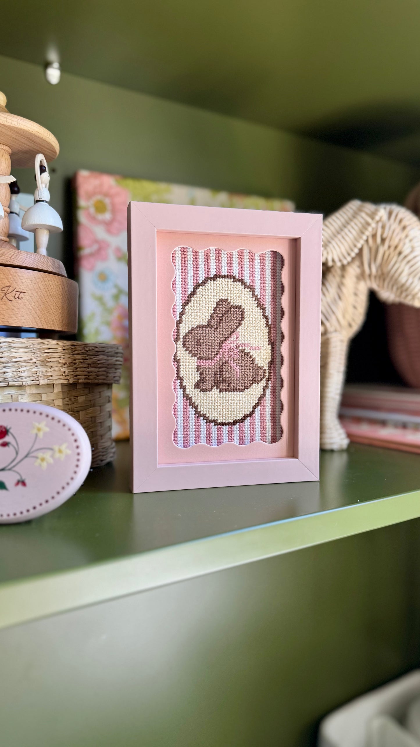 Bunny Pink Needlepoint Kit